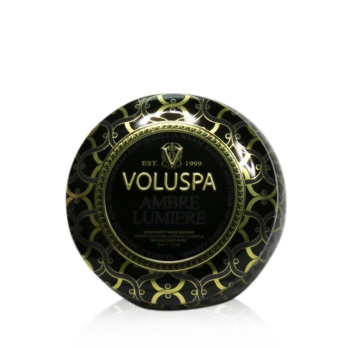 Voluspa Mini Bougie en Boîte - Ambre Lumière 113g/4oz