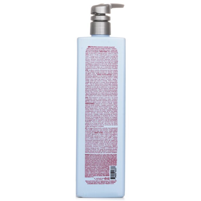 Lanza Soin ColorCare Déjaunissant Bleu Après-shampoing 1000ml/33.8oz