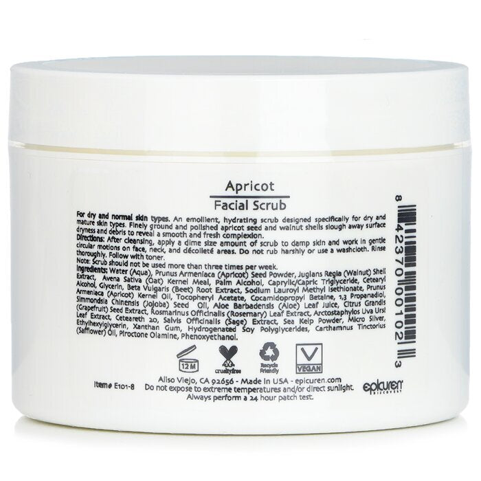 Epicuren Gommage Visage Abricot - Pour Peaux Sèches & Normales (Format Salon) 236ml/8oz