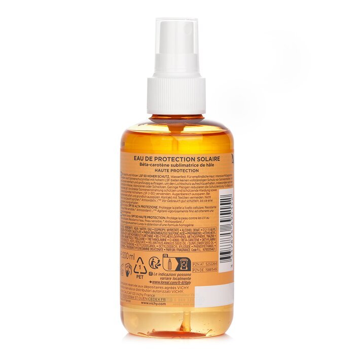 Vichy Capital Soleil Enhanced Tan Solar Protective Water Spray SPF 50 200ml