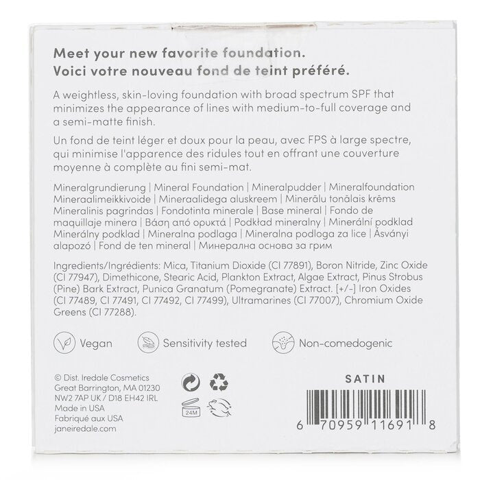 Jane Iredale PurePressed Base Mineral Foundation Refill SPF 20 - Satin 9.9g