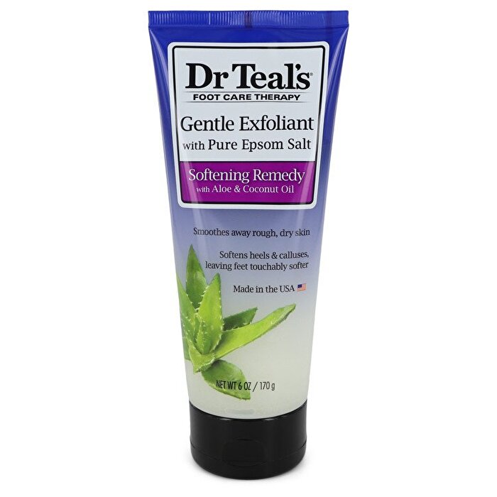Dr Teal's Dr Teal's Gentle Exfoliant With Pure Epson Salt Gentle Exfoliant with Pure Epsom Salt Softening Remedy with Aloe & Coconut Oil (Unisex) 177ml/6oz