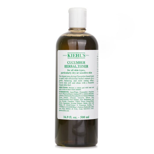 Kiehl's Cucumber Herbal Alcohol-Free Toner - For Dry or Sensitive Skin Types 500ml