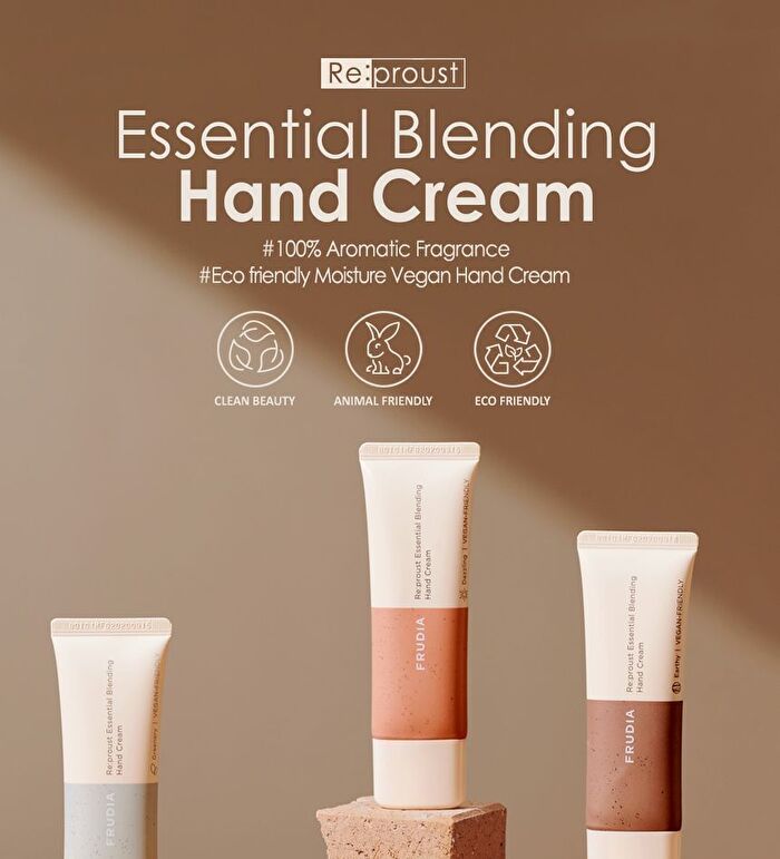 Re:proust Essential Blending Hand Cream - 3 Types - Earthy