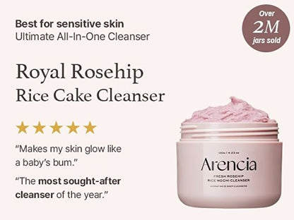 Arencia Fresh Rosehip Rice Mochi Cleanser 120g