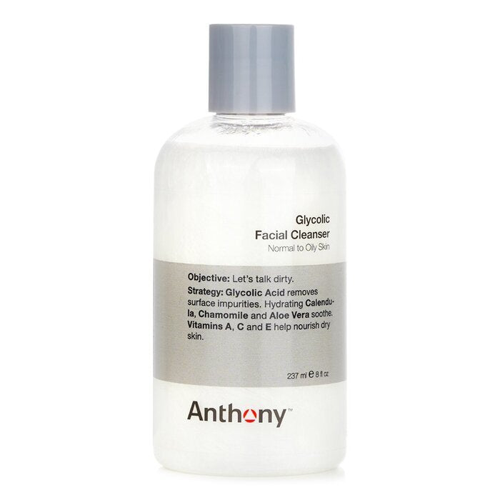 Anthony Logistics For Men Glycolic Facial Cleanser - For Normal/ Oily Skin 237ml/8oz