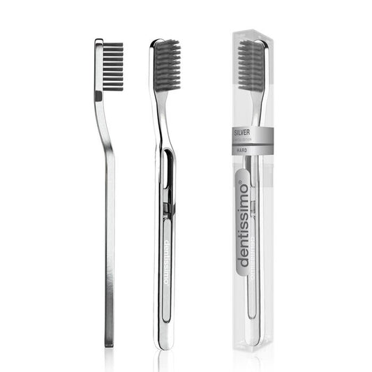 dentissimo (Premium Series) Silver Hard Toothbrush (40g) Fixed Size