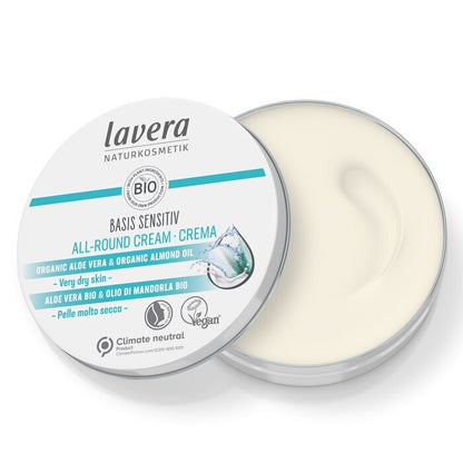 Lavera Basis Sensitiv Crème Tout Usage 150ml/5oz