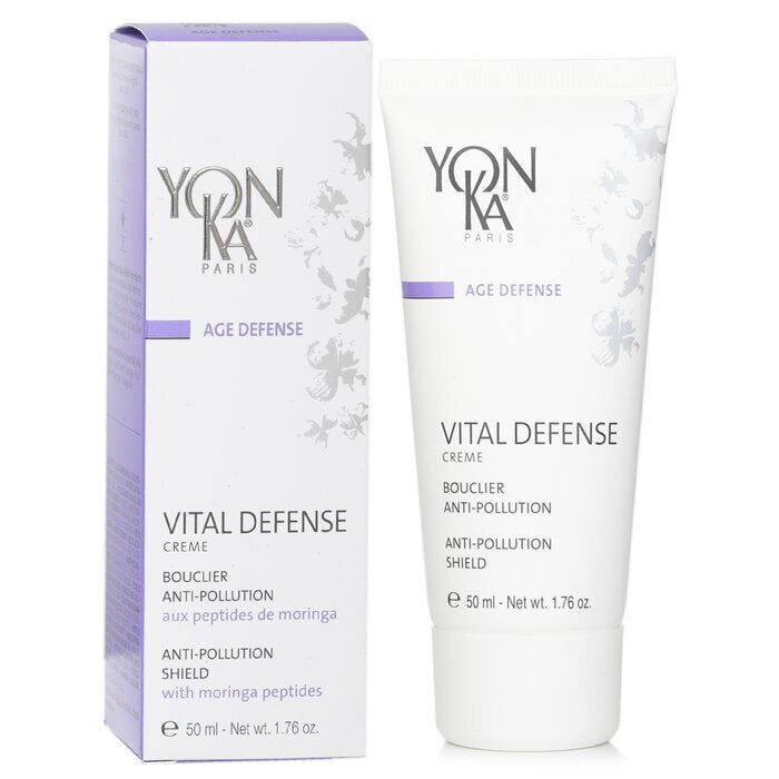 Yonka Age Defense Vital Defense Creme With Moringa Peptides - Anti-Pollution Shield 50ml/1.76oz