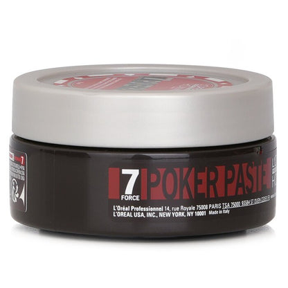 L'Oreal Professionnel Homme Poker Paste (Reworkable Compact Paste, Extreme Hold) 75ml/2.5oz