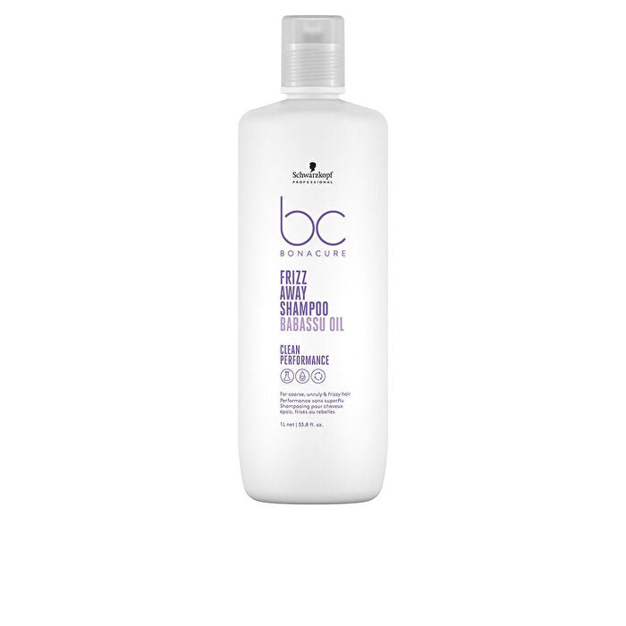 Schwarzkopf Bonacure Frizz Away Shampoo For Coarse Unruly & Frizzy Hair 1000ml