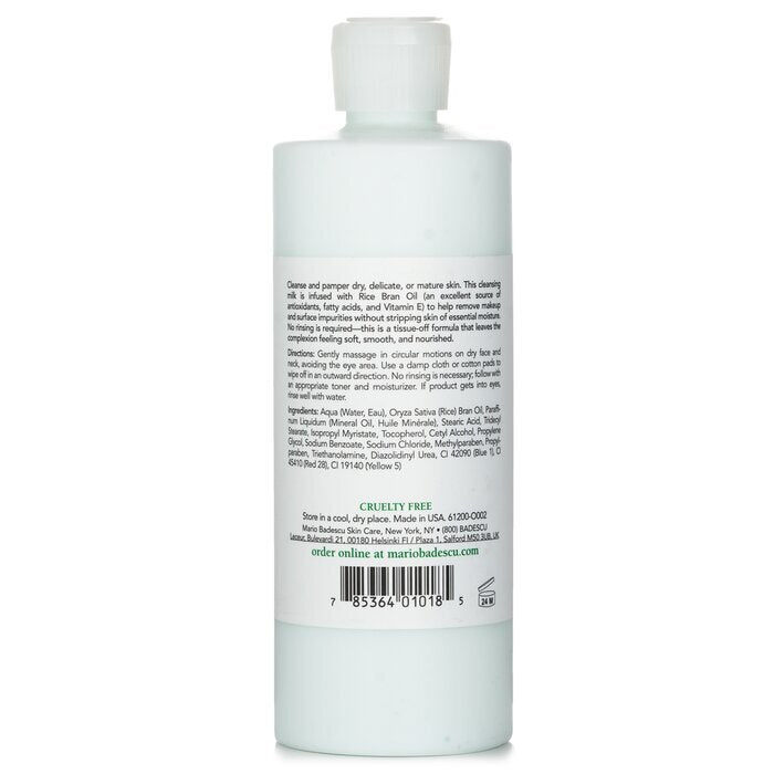 Mario Badescu Cleansing Milk With Carnation & Rice Oil - For Dry/ Sensitive Skin Types 472ml/16oz