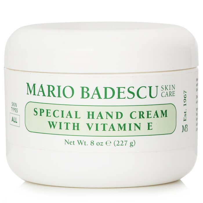 Mario Badescu Crème Spéciale pour les Mains avec Vitamine E - Pour Tous Types de Peau 236ml/8oz