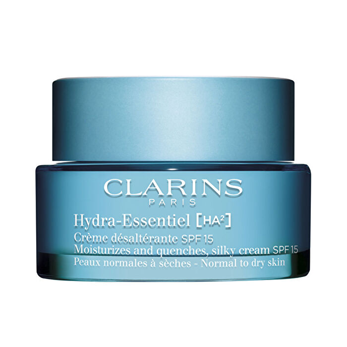 Clarins Hydra Essentiel [HA²] Moisturizes And Quenches, Silky Cream SPF 15 (For Normal to Dry Skin) 50ml/1.7oz