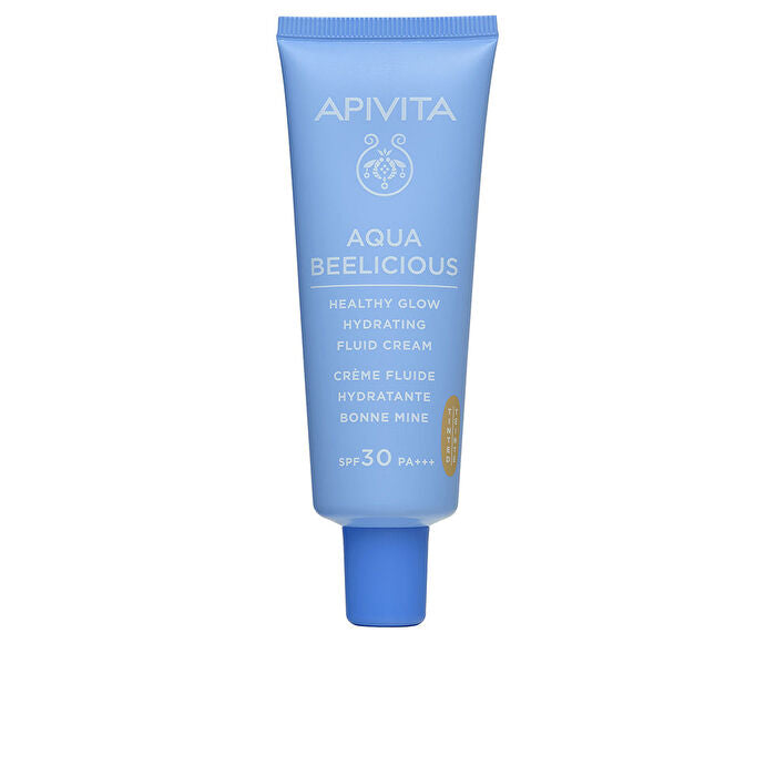 Apivita Aqua Beelicious Healthy Glow Hydrating Fluid Cream Tinted SPF 30 40ml