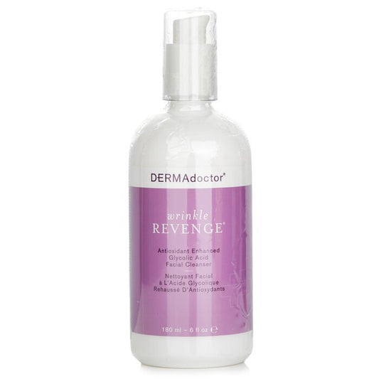 DERMAdoctor Wrinkle Revenge Antioxidant Enhanced Glycolic Acid Facial Cleanser 180ml/6oz