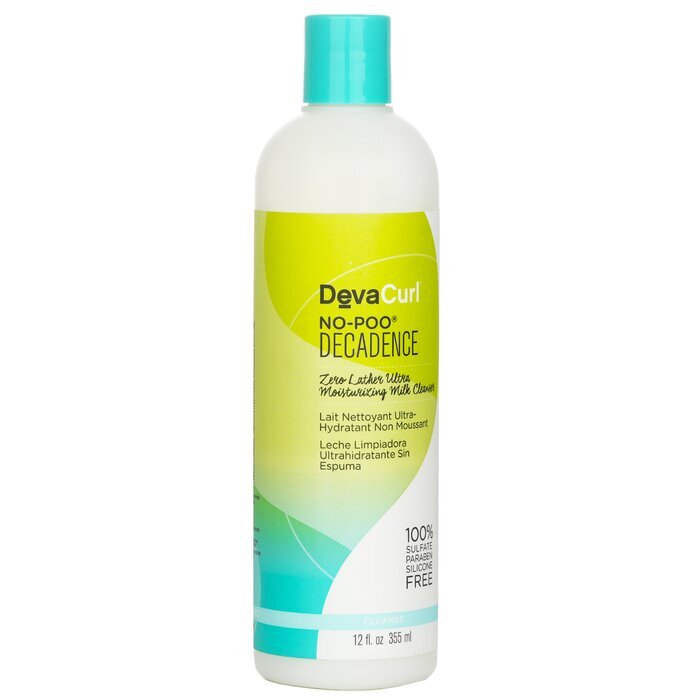 DevaCurl No-Poo Decadence (Zero Lather Ultra Moisturizing Milk Cleanser - For Super Curly Hair) 355ml/12oz