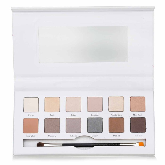 Cargo Around the World Eye Shadow Palette (12x Eye Shadow, 1x Shadow Brush) 12x0.8g/0.03oz