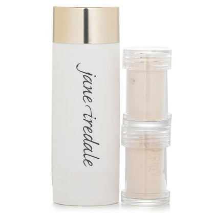 Jane Iredale Powder Me Refillable Brush (1x Brush, 2x Refills) - Translucent 2x2.5g/0.09oz