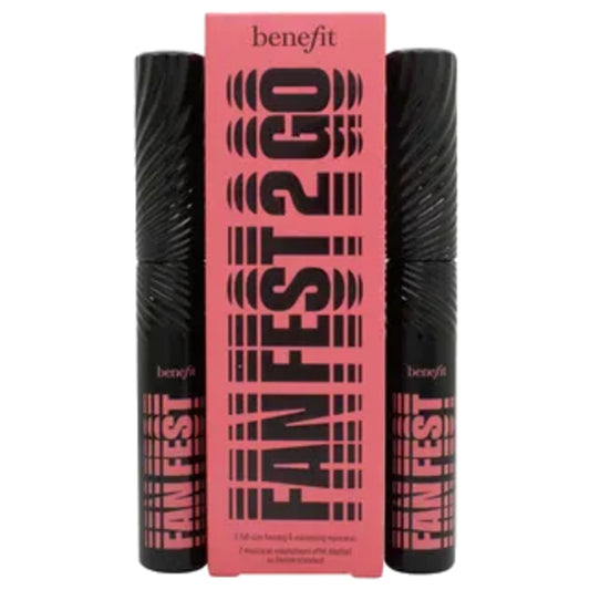 Benefit Fan Fest Fanning & Volumizing Mascara Duo Set 2x 8 5gr - Hyper Black 17g