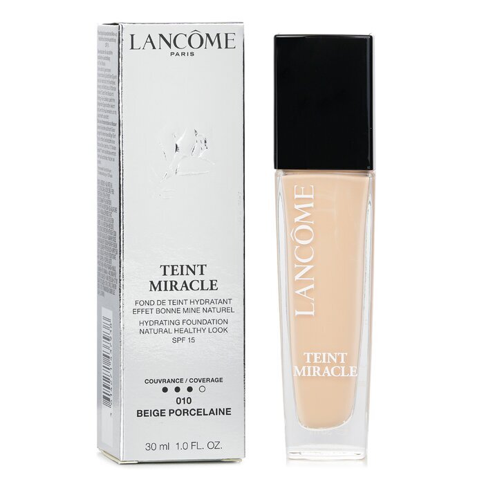 Lancome Teint Miracle Hydrating Foundation Natural Healthy Look SPF 15 - # 010 Beige Porcelaine 30ml/1oz