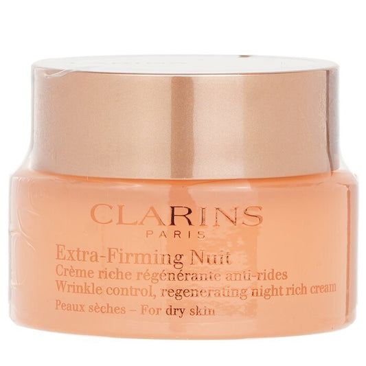 Clarins Extra-Firming Nuit Wrinkle Control, Regenerating Night Rich Cream - For Dry Skin 50ml/1.6oz