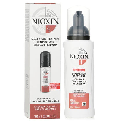 Nioxin Diameter System 4 Scalp & Hair Treatment (Colored Hair, Progressed Thinning, Color Safe) 100ml/3.38oz