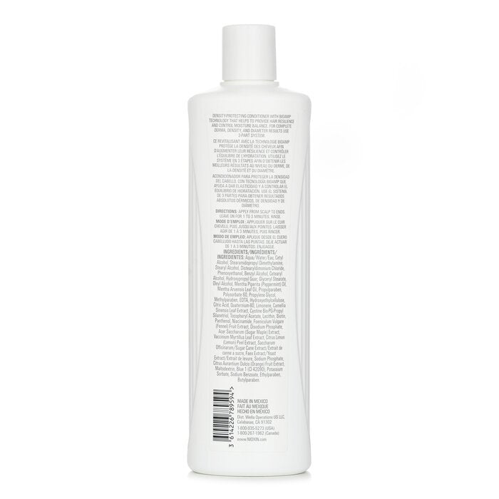 Nioxin Density System 4 Scalp Therapy Conditioner (Colored Hair, Progressed Thinning, Color Safe) 500ml/16.9oz