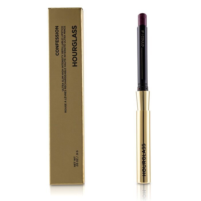 HourGlass Confession Ultra Slim High Intensity Refillable Lipstick - # If I Could (True Plum) 0.9g/0.03oz