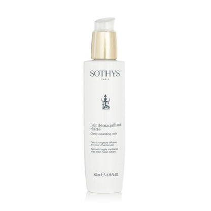 Sothys Clarity Cleansing Milk - For Skin With Fragile Capillaries, With Witch Hazel Extract 200ml/6.76oz