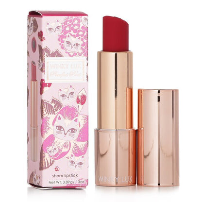 Winky Lux Purrfect Pout Sheer Lipstick - # Fur-Ever (Sheer Raspberry) 3.8g/0.13oz