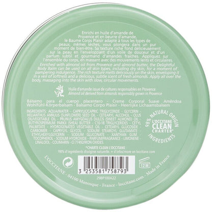 L'Occitane Almond Delightful Body Balm 100ml/3.4oz