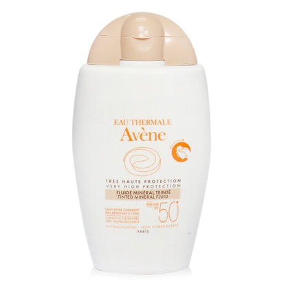 Avene Very High Protection Tinted Mineral Fluid SPF 50+ - For Sensitive & Intolerant Skin 40ml/1.3oz