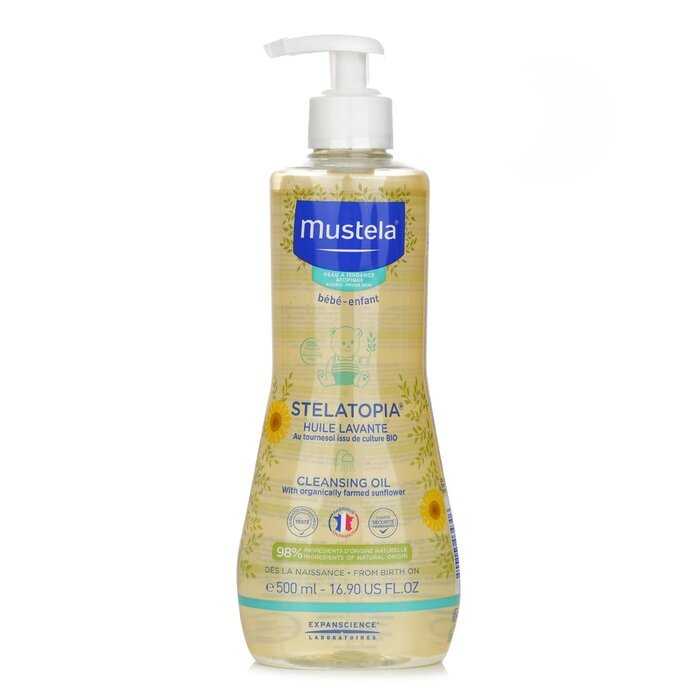 Mustela Stelatopia Cleansing Oil 500ml/16.9oz