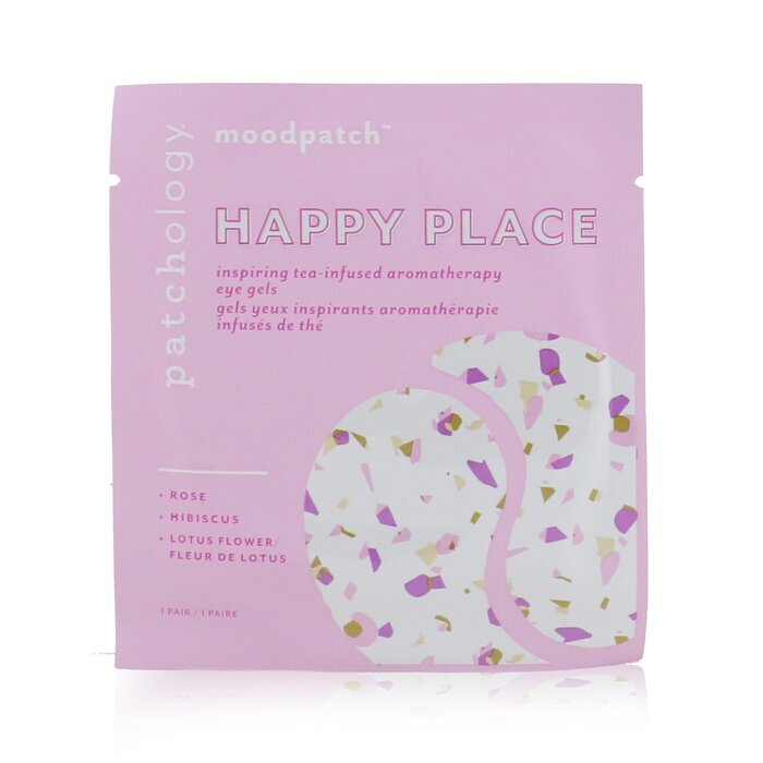 Patchology Moodpatch - Happy Place Inspiring Tea-Infused Aromatherapy Eye Gels (Rose+Hibiscus+Lotus Flower) 5pairs