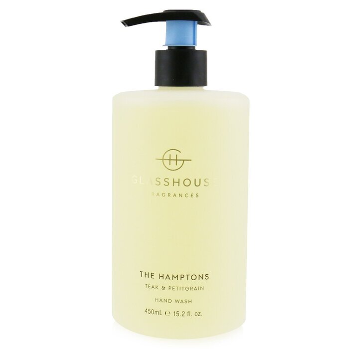 Glasshouse Hand Wash - The Hamptons (Teak & Petitgrain) 450ml/15.2oz