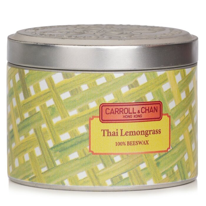 Carroll & Chan 100% Beeswax Tin Candle - Thai Lemongrass (8x6) cm