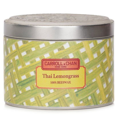 Carroll & Chan 100% Beeswax Tin Candle - Thai Lemongrass (8x6) cm