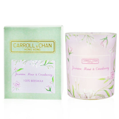 Carroll & Chan 100% Beeswax Votive Candle - Jasmine Rose Cranberry 65g/2.3oz