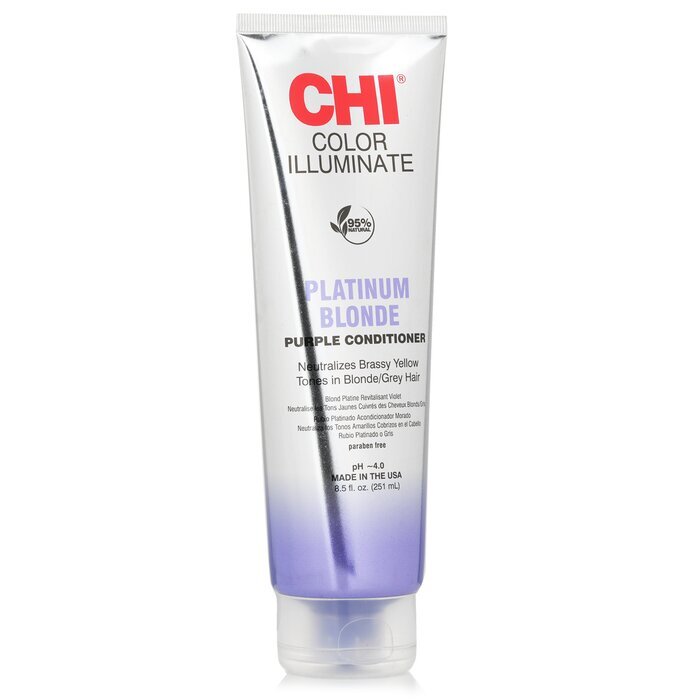 CHI Ionic Color Illuminate Conditioner -  Platinum Blonde 251ml