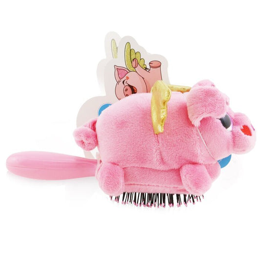 Wet Brush Plush Brush - # Flying Pig 1pc