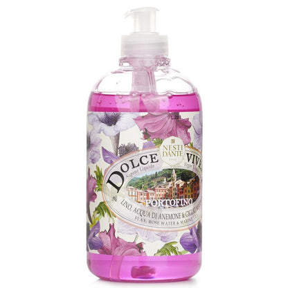 Nesti Dante Dolce Vivere Vegan Liquid Soap - Portofino -Flax, Rose Water & Marine Lily 500ml/16.9oz