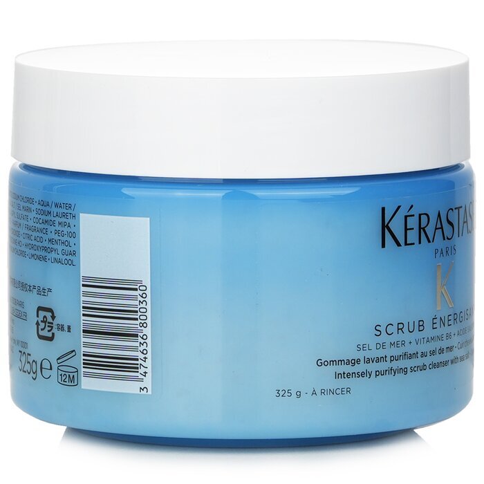 Kerastase Fusio-Scrub Scrub Energisant Intensely Purifying Scrub Cleanser with Sea Salt (Oily Prone Scalp) 325ml/11.4oz