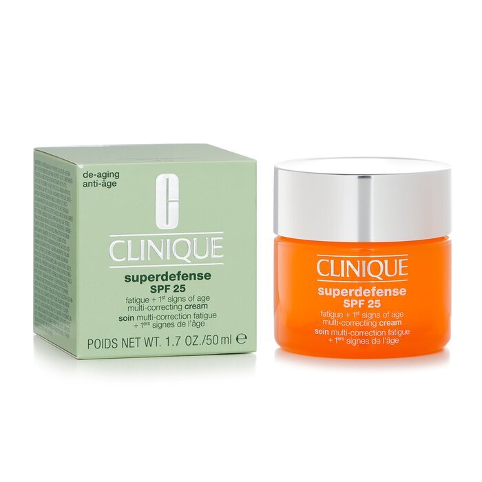 Clinique Superdefense SPF 25 Fatigue + 1st Signs Of Age Multi-Correcting Cream - Combination Oily to Oily 50ml/1.7oz