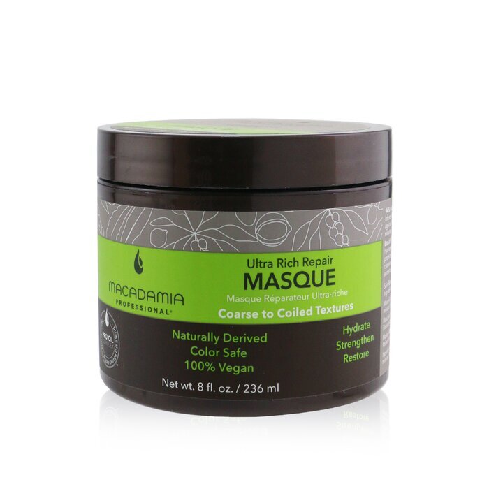 Macadamia Natural Oil Professional Ultra Rich Repair Masque (Coarse to Coiled Textures) 236ml/8oz