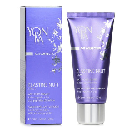 Yonka Age Correction Elastine Nuit Creme With Elastin Peptides - Smoothing, Anti-Wrinkle 50ml/1.7oz