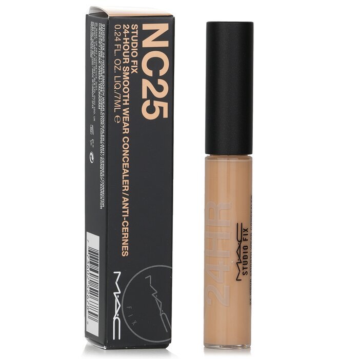 MAC Studio Fix 24 Hour Smooth Wear Concealer - # NC25 (Light Beige With Golden Peach Undertone) 7ml/0.24oz