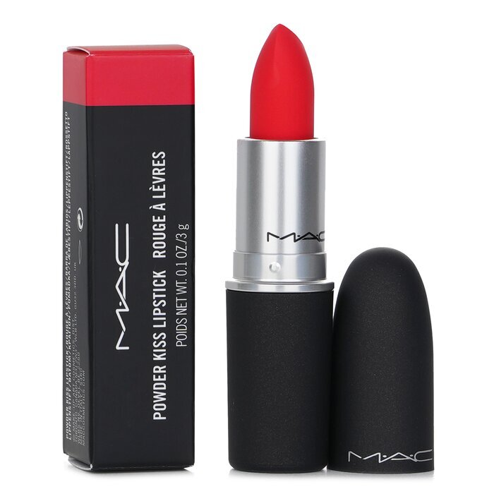 MAC Powder Kiss Lipstick - # 308 Mandarin O 3g/0.1oz