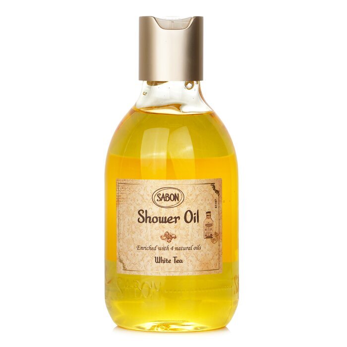 Sabon Shower Oil - White Tea (Plastic Bottle) 300ml/10.5oz