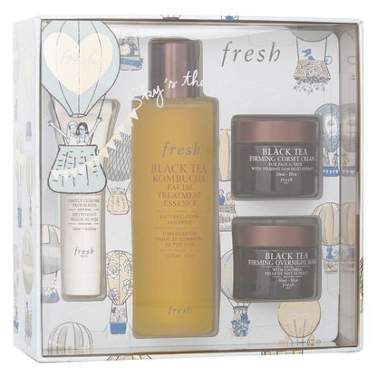 Fresh Black Tea Firming Beauty Bundle Set 4pcs